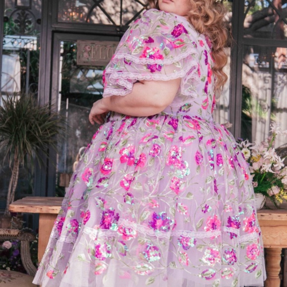 JessaKae Bramble Dress Purple 4x NWT - Picture 4 of 7